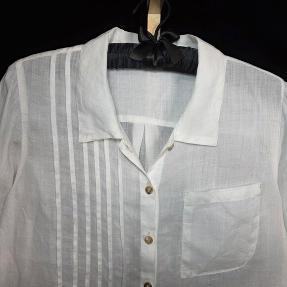 Kleen 100% Ramie Women's Long Sleeve Tunic S - Picture 2 of 12